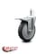 Service Caster FG9T4200BLA FG9T4300BLA FG9T4400BLA Rubbermaid Mobile Shelf Replacement Caster RUB-SCC-GRTTL20S514-TPRB-716138 - alternate 2